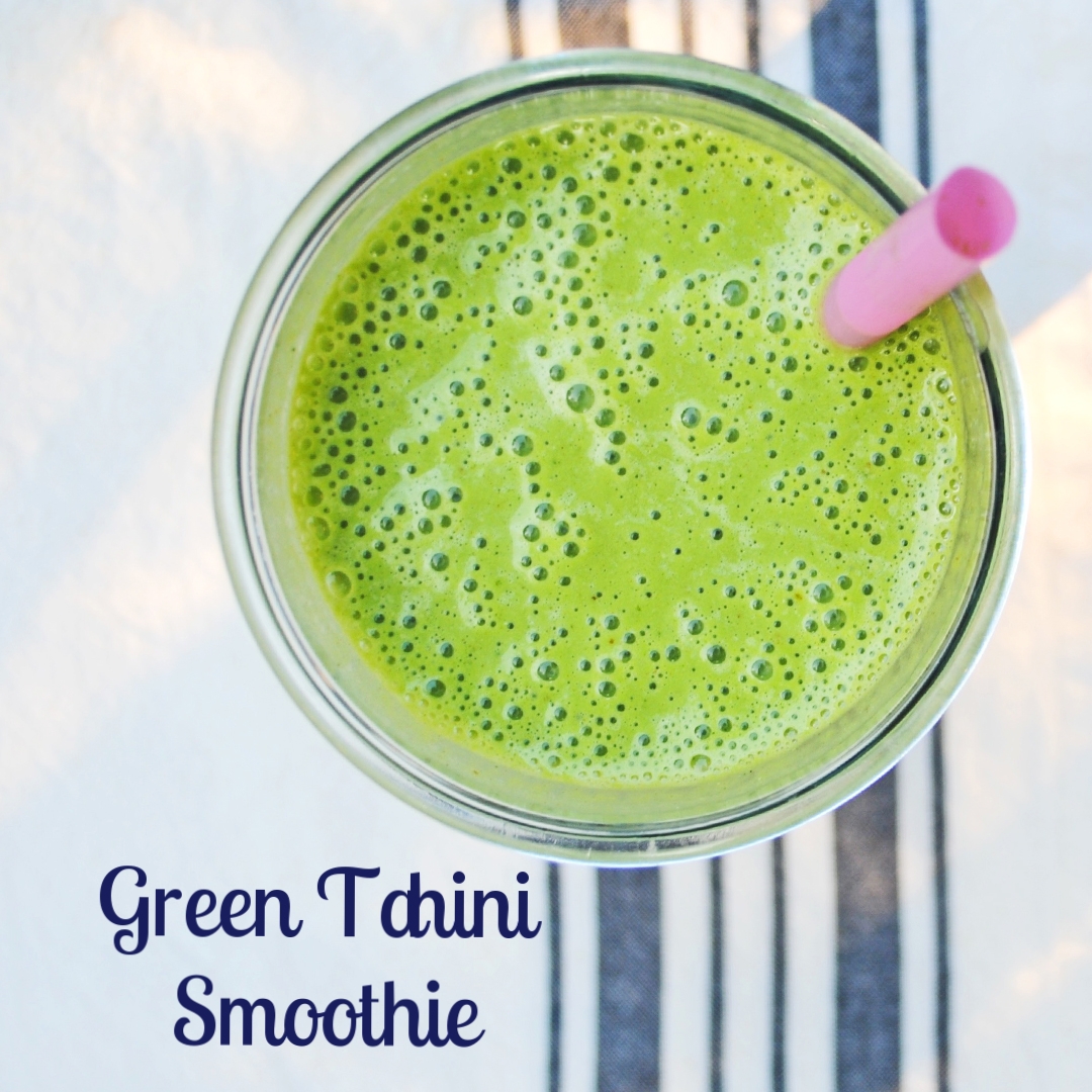 Green Tahini Smoothie