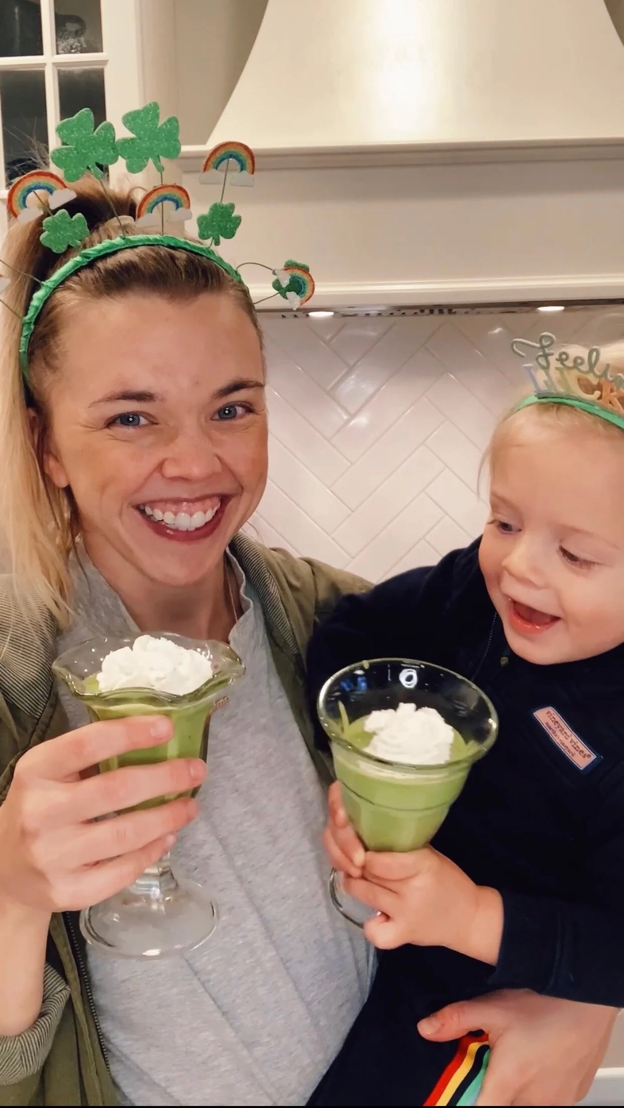 Shamrock Shake with Spinach