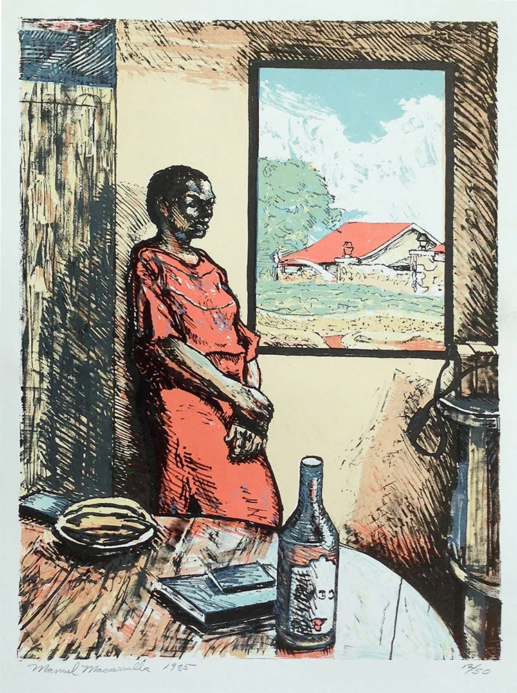 Idelia , 1985. Color lithograph. 20 X 15