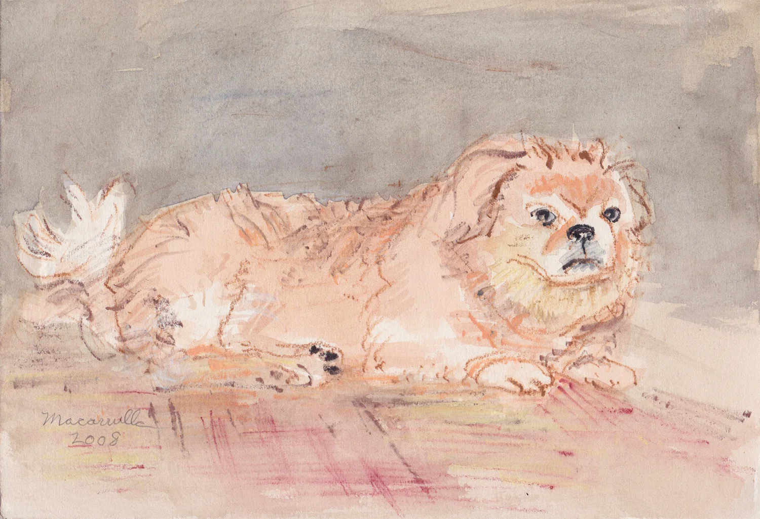 Champ II, 2008 Water color, 7" X 10 1/4"