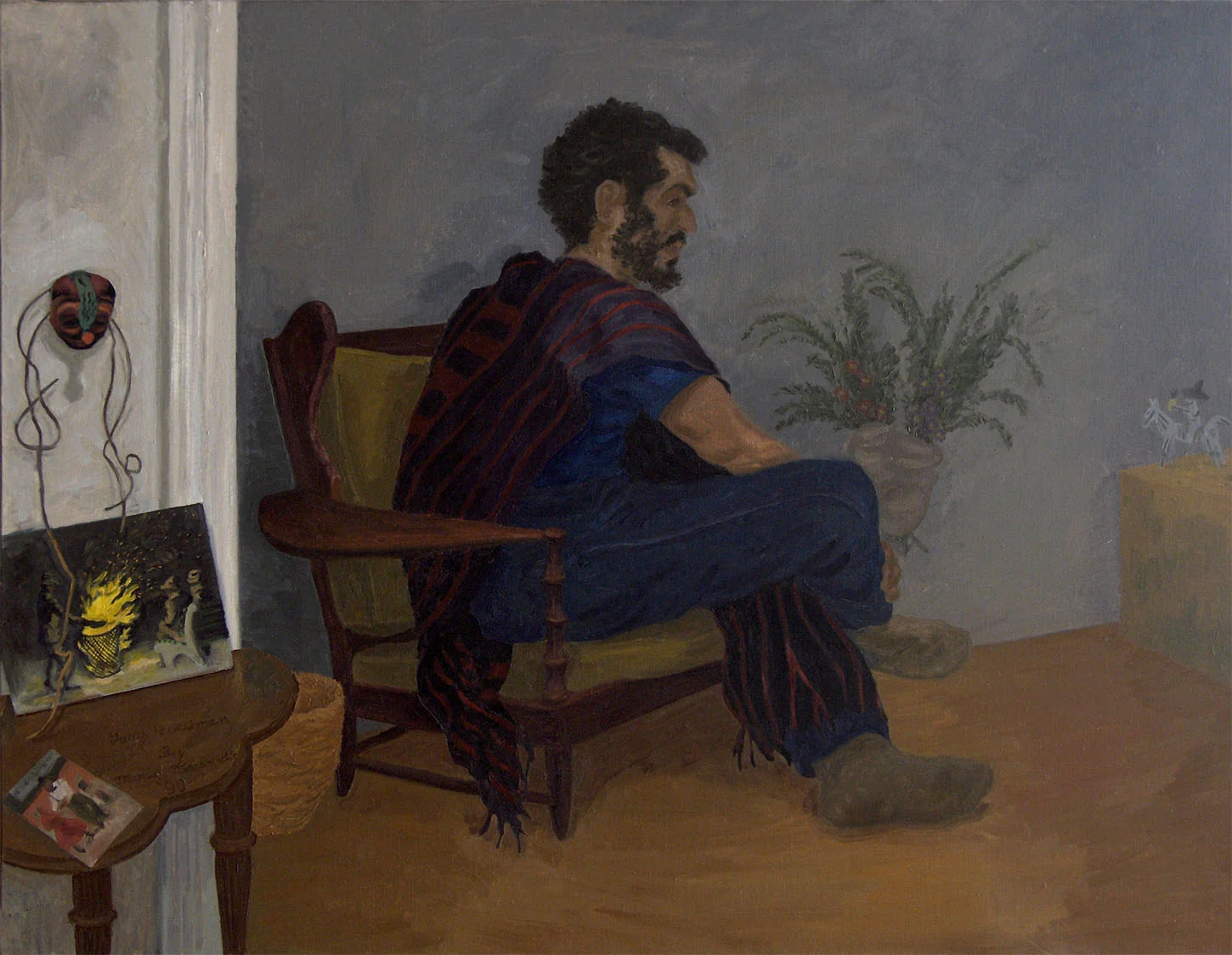 Gary Heckelman, 1990. Oil on canvas. 30" X 38".
