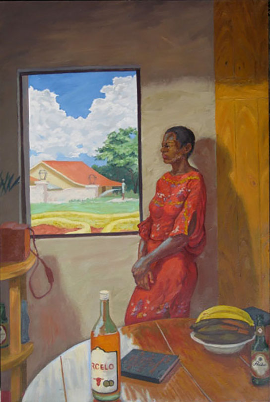 The Heart of the Republic, 1988. Oil on canvas. 72" X 48".