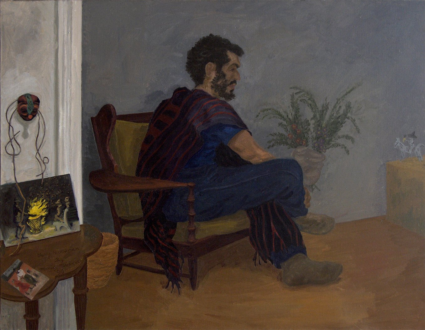    Gary Heckelman,   1990. Oil on canvas. Approx.: 36” X 45”. 