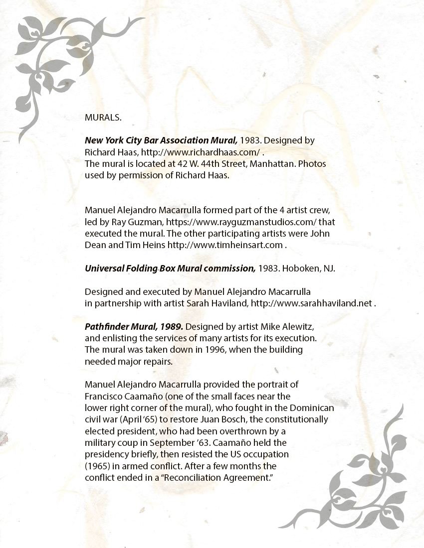 Murals — Manuel Alejandro Macarrulla