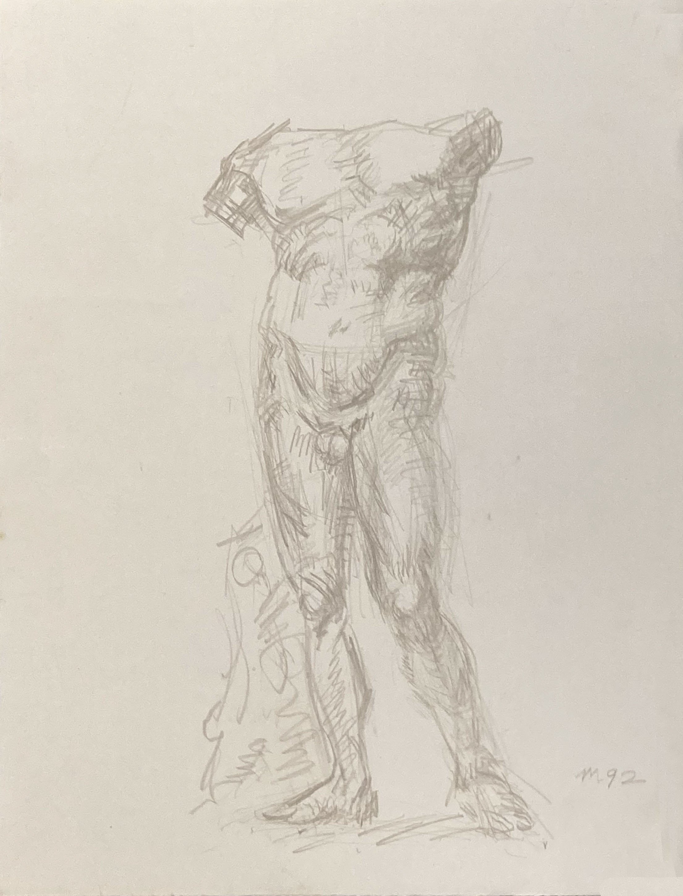 Classical Statue 1992 Silverpoint.jpg