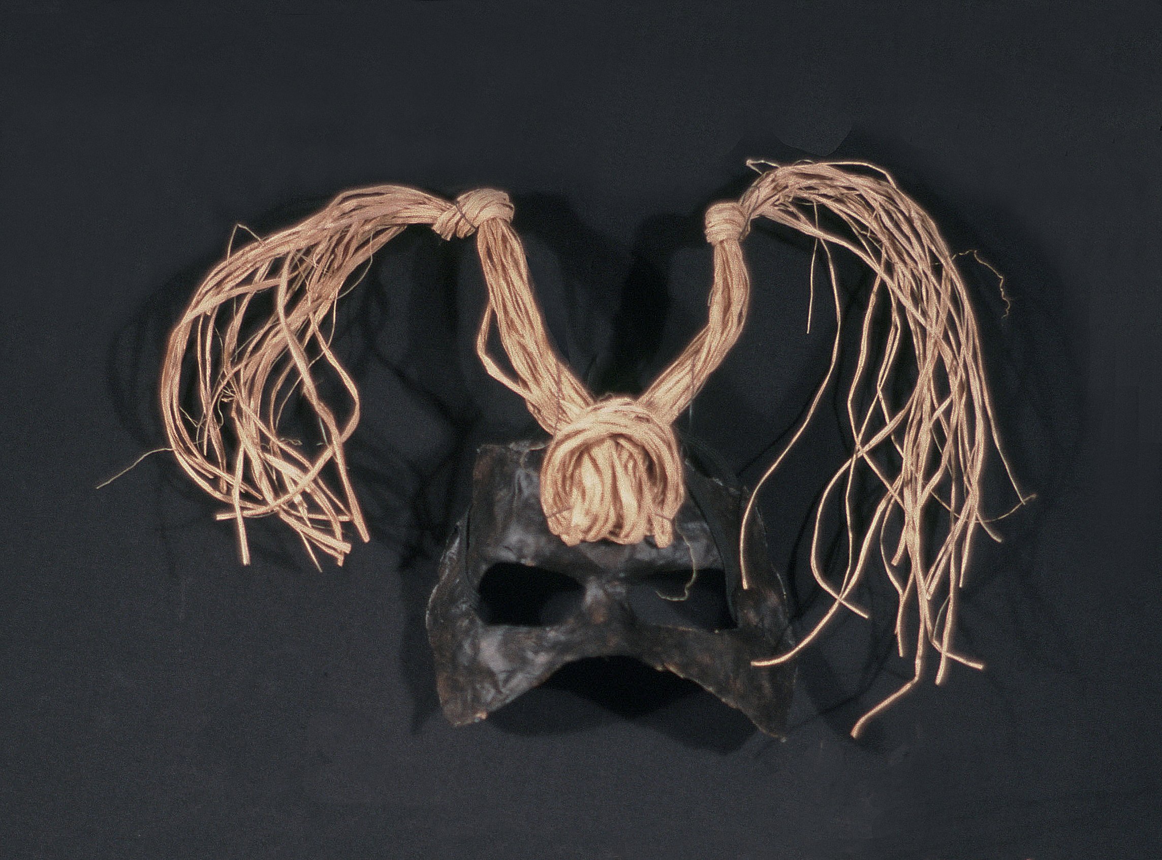    Straw Man Dance mask   , &nbsp;1994. Designed for Tyrone Henderson's music/rap performance "Straw Man Dance," at P. S. 122. (Private collection.) 