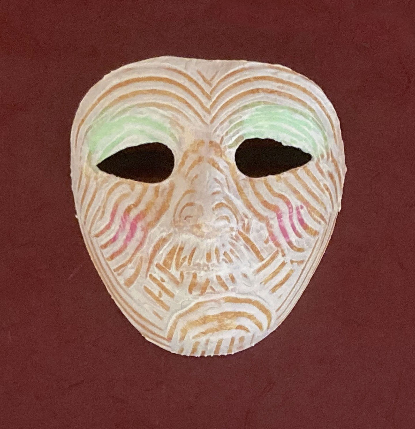    European Mask,   2024. Mixed media. 