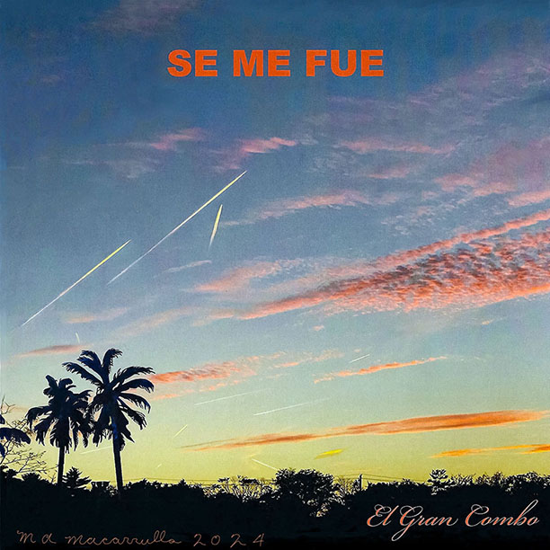 Se Me Fue, 2024. Digital. Printed as a 12” X 12” digital print for an exhibition of album cover designs. The exhibition was sponsored by, and held at La Sala de Pepe, New York.