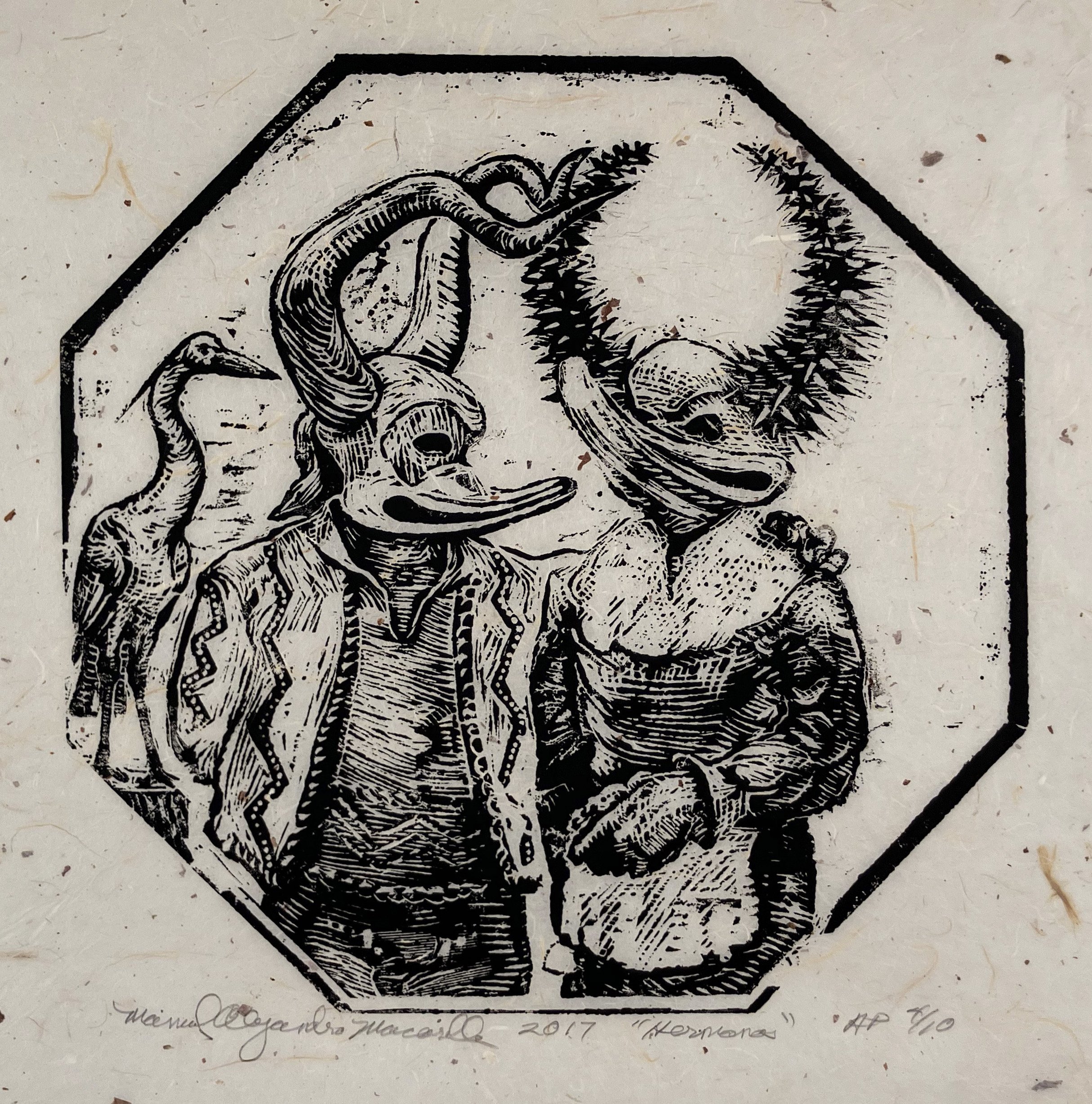 Hermanos_2017_Wood cut AP 4 of 10_14.25X14.25.jpg