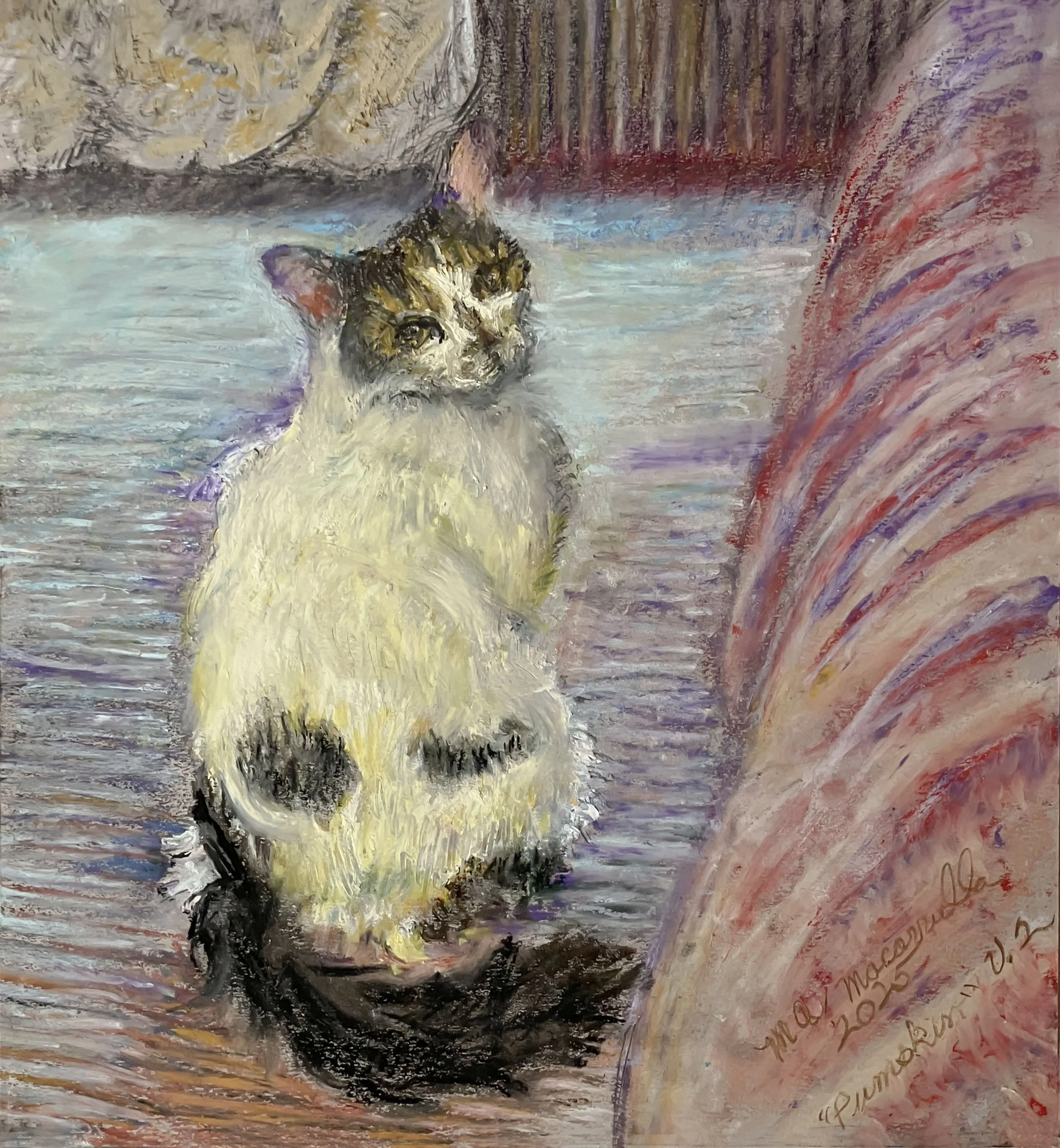 Pumpkin, Version 2_2025_Oil Bars:oil pastels_13X12.jpg