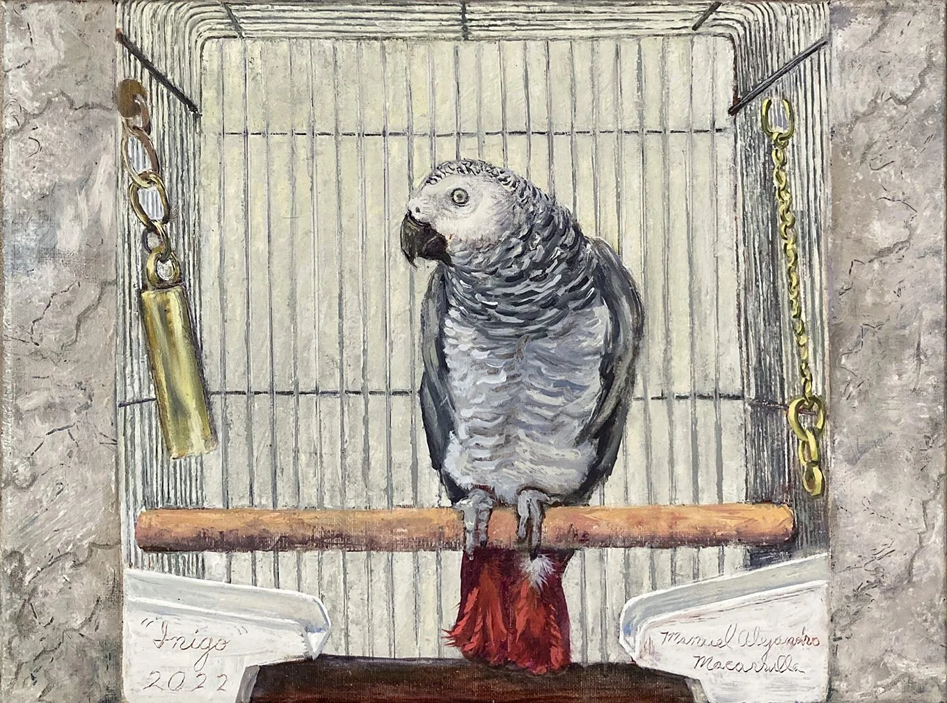    Inigo,   2021. Oil on canvas. 12” X 16”. 