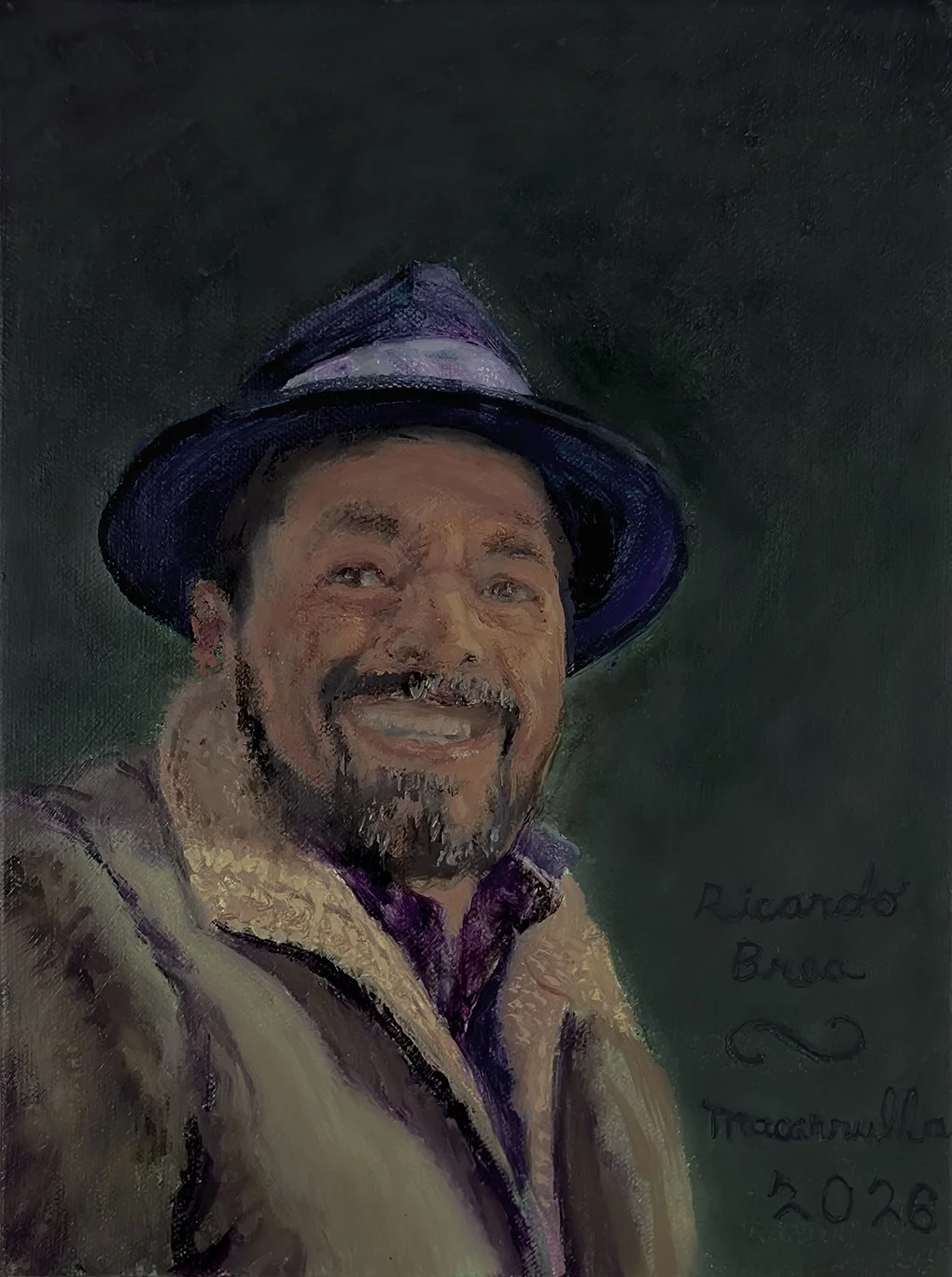    Ricardo Brea,   2026. Oil on canvas. 16” X 12”. 