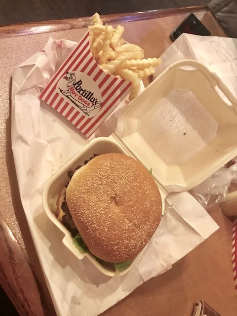 Biggest pregnancy craving was this Portillos cheeseburger with fries. Ate this 2-3 times every week for the first few weeks. Only food that did not gross me out! 