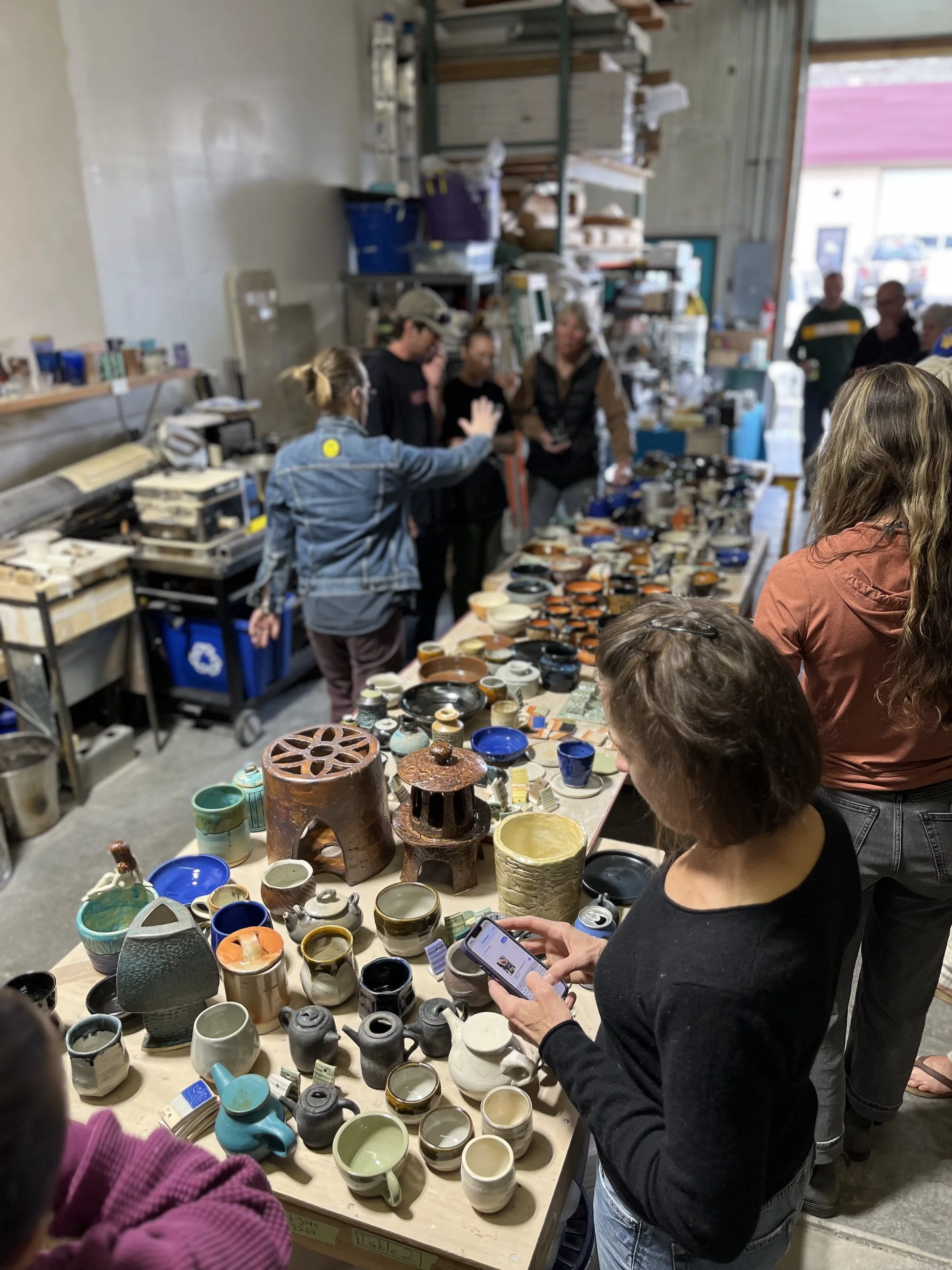Cone 10 Kiln Opening Party