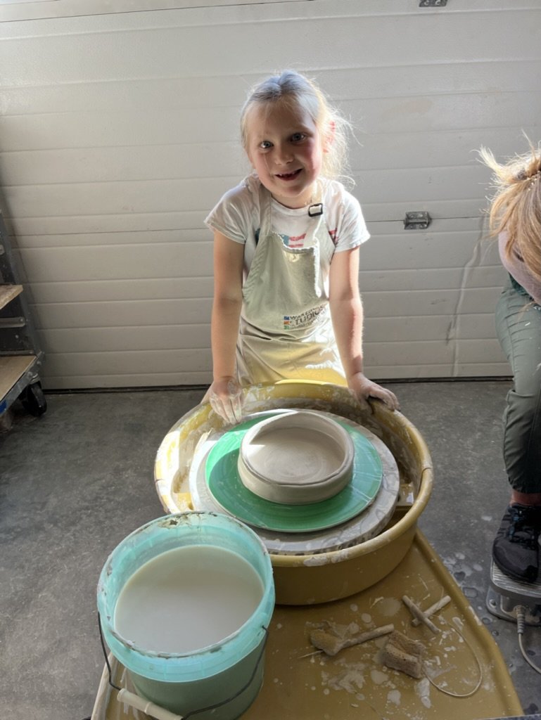 Kids' Intermediate Pottery Wheel Camp in July