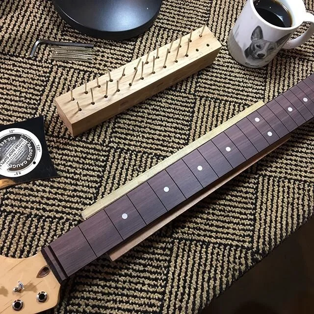 #fender #frets #luthier #vermont #basenji #coffee