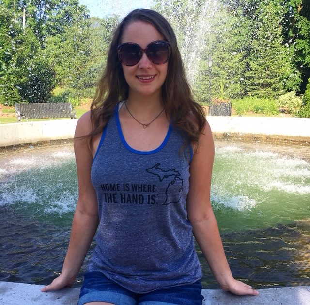 Nothing says summer like the South Lyon waterfall turning on for the year. Which means it’s time to break out the tank tops! Get this Michigan Awesome Tank from Venue for $24