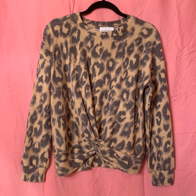 You’ll be one cool cat in this sweater. The Olive + Oak Leopard Sweater can be yours for $58!