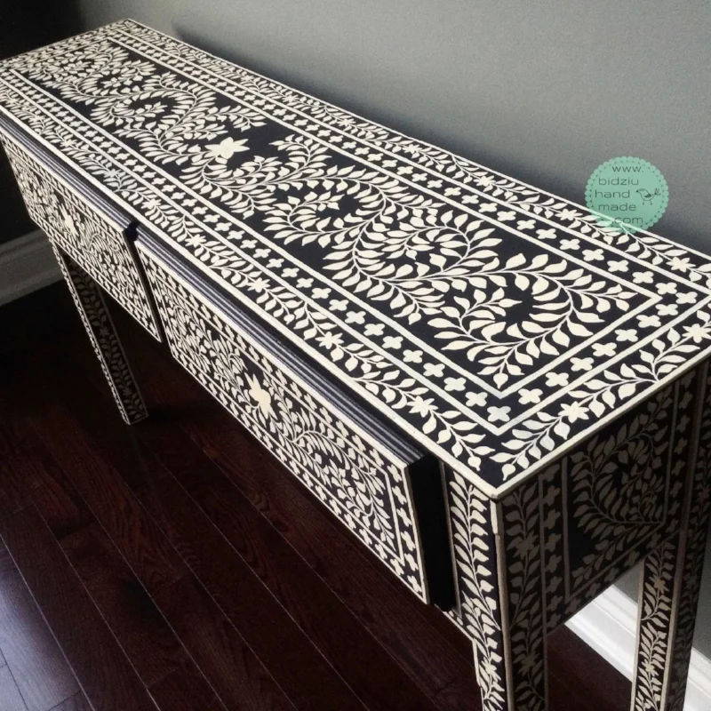 DIY painted furniture, DIY furniture make over, DIY repainted furniture, DIY furniture project, painted furniture, bone inlay furniture, bone inlay inspired furniture, unique furniture project, custom painted furniture, unique home decor, unique furniture, DIY furniture, shabby chic furniture, DIY shabby chic furniture, bidziu handmade, bidziu hand made