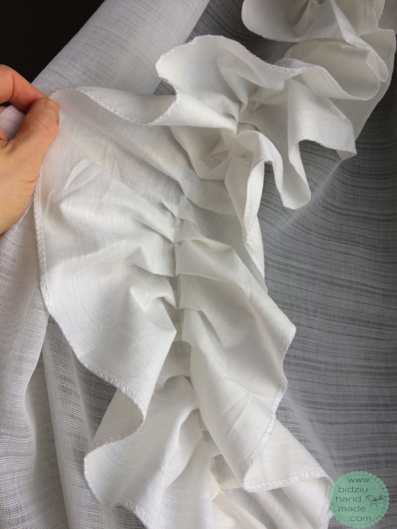Anthropologie knock-off, Anthropologie inspired curtains, DIY curtains, DIY shabby chic curtains, DIY curtains, DIY rustic home decor, DIY window treatments, DIY window dressings, DIY ruffle curtains, DIY curtains with ruffles, sew your own curtains…