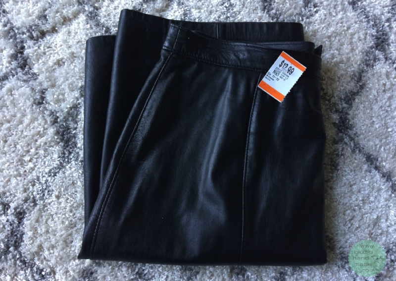 Leather fringe skirt. — Bidziu | Handmade