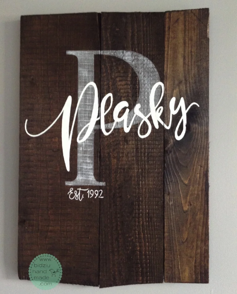 established sign, established family sign, reclaimed wood sign, rustic wood sign, rustic wood family sign, reclaimed pallet wood sign, pallet wood projects, family sign, wedding gift idea, house warming gift idea, custom made family sign, anniversary gift idea, newlyweds gift idea, handmade wood sign, handmade wedding gift, handmade family sign, bidziu handmade, bidziu hand made