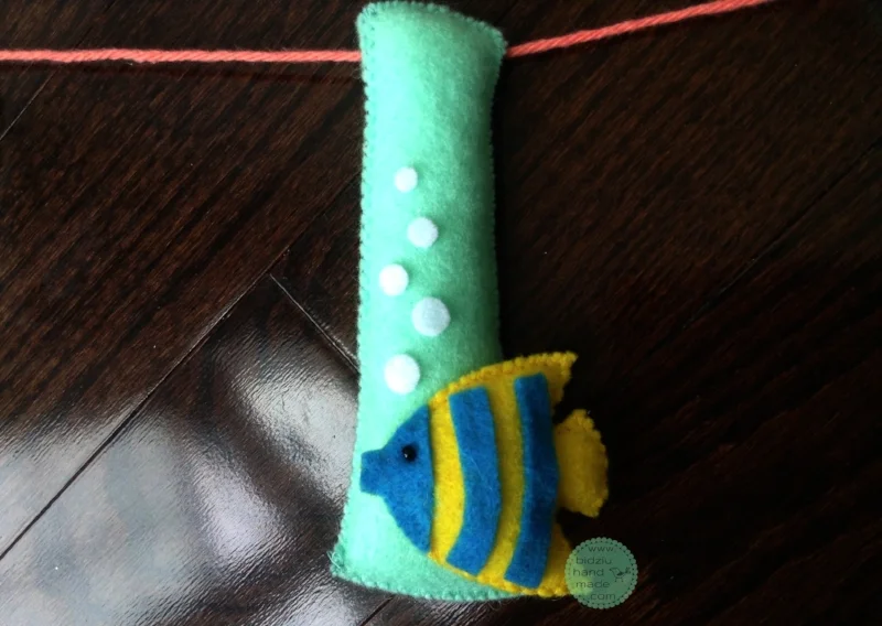personalized name banner, felt name banner, mermaid theme name banner, customized name banner, handmade name banner, mermaid room decor, trendy mermaid room decor, trendy room decor, modern room decor, customized room decoration, trendy room decoration, ocean theme name banner, modern baby nursery, modern kids' room, handmade room decoration, mint room decoration, turquoise room decoration, mint room decor, turquoise room decor, bidziu handmade bidziu hand made