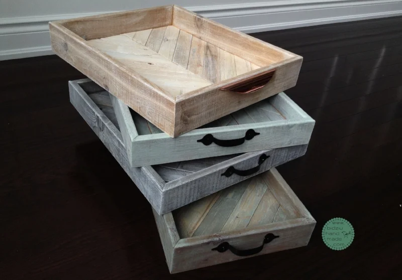Wood trays, wood decorative trays, wooden trays, wooden decorative trays, rustic trays, rustic wood trays, rustic wooden trays, modern trays, modern wood trays, modern wooden trays, trendy trays, trendy wood trays, trendy wooden trays, wood projects, DIY wood trays, DIY wood projects, rustic home decor, modern home decor, trendy home decor, stained wood trays, painted wood trays, handmade wood trays, handmade trays, handmade wooden trays, rustic home accents, home accents, multi purpose trays multi use trays, bidziu handmade, bidziuhandmade