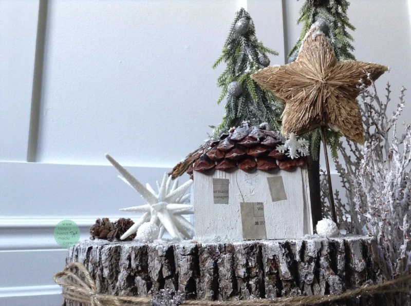 table centrepiece, handmade table centrepiece, rustic centrepiece, rustic Christmas centrepiece, rustic winter centrepiece, rustic holiday centrepiece, rustic home decor, rustic Christmas decor, rustic winter decor, rustic holiday decor, rustic, holiday, Christmas, winter, white home decor, white Christmas, reclaimed wood projects, modern home decor, modern Christmas, modern Christmas centrepiece, modern Christmas table, modern Christmas decor, modern winter decor, modern winter decoration, modern holiday, modern holiday decor, modern holiday decoration, handmade Christmas, handmade Christmas decor, handmade Christmas decoration, handmade winter decoration, handmade holiday decoration, handmade home, handmade home accessories, unique home decor, unique home decoration, unique Christmas, wood project, upcycled pallet wood, reclaimed wood project, reclaimed pallet project, pallet wood project ideas, bidziu handmade, bidziuhandmade