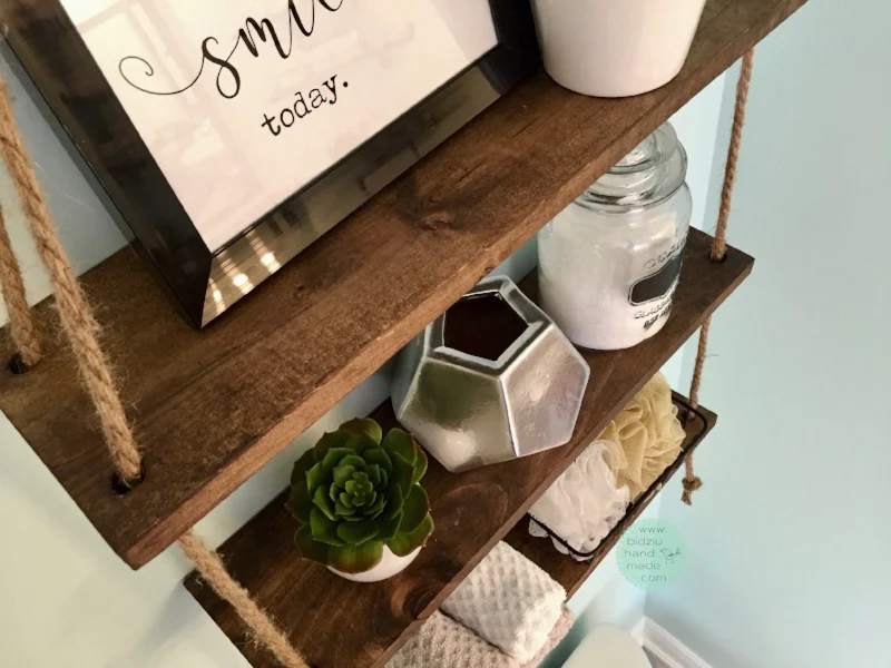 rope shelf, DIY rope shelf, DIY shelf, decorative shelf, DIY decorative shelf, DIY bathroom shelf, bathroom shelf, bathroom storage solutions, wood shelf, DIY wood shelf, woodworking projects, bathroom organization, organization ideas, modern bathroom decor, modern bathroom, rustic bathroom decor, farmhouse bathroom, farmhouse bathroom decor, DIY bathroom, DIY bathroom decoration, modern home, modern home decor, modern home decoration, DIY project, small space, small space organization, above the toilet decoration, above the toilet shelf, above the toilet, above the toilet decor, what to hand above the toilet, bathroom DIY, rustic bathroom shelf, handmade shelf, handmade wood shelf, handmade rope shelf, rustic rope shelf, modern rope shelf, bidziu handmade, bidziuhandmade