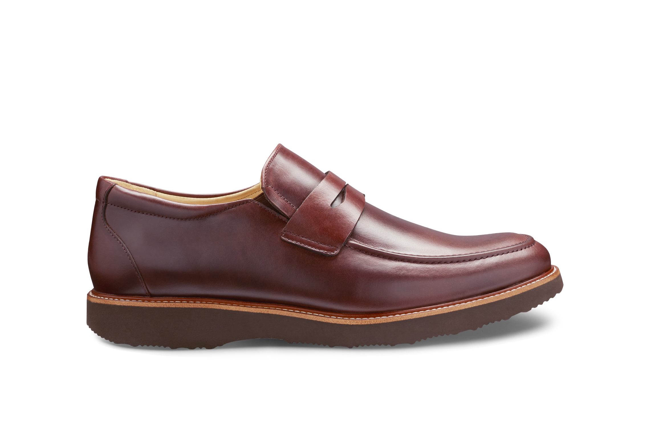 Samuel Hubbard Whiskey Penny Loafer — Harrisons Menswear display picture 1