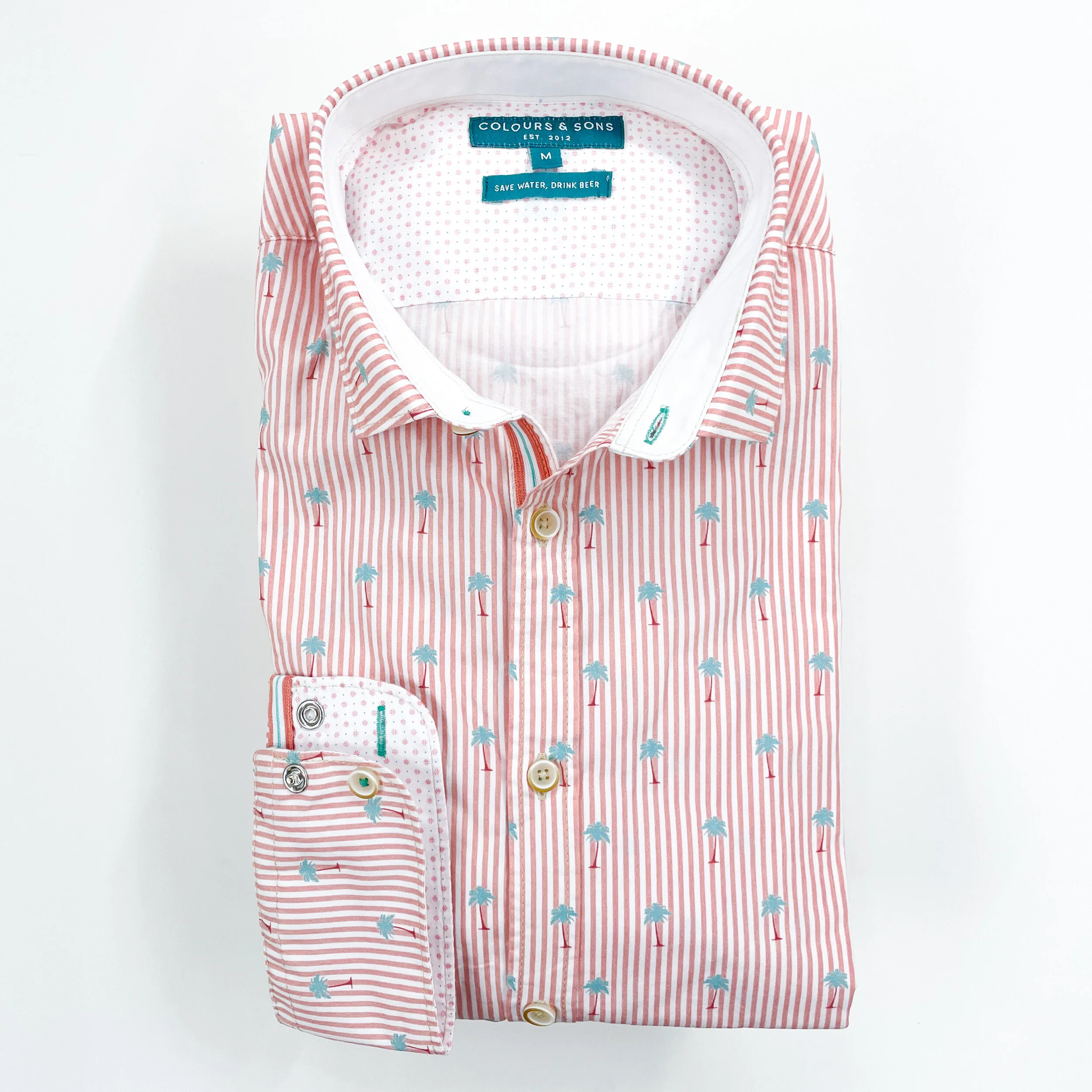 Colours \u0026 Sons Peach Palm Stripes Sport 