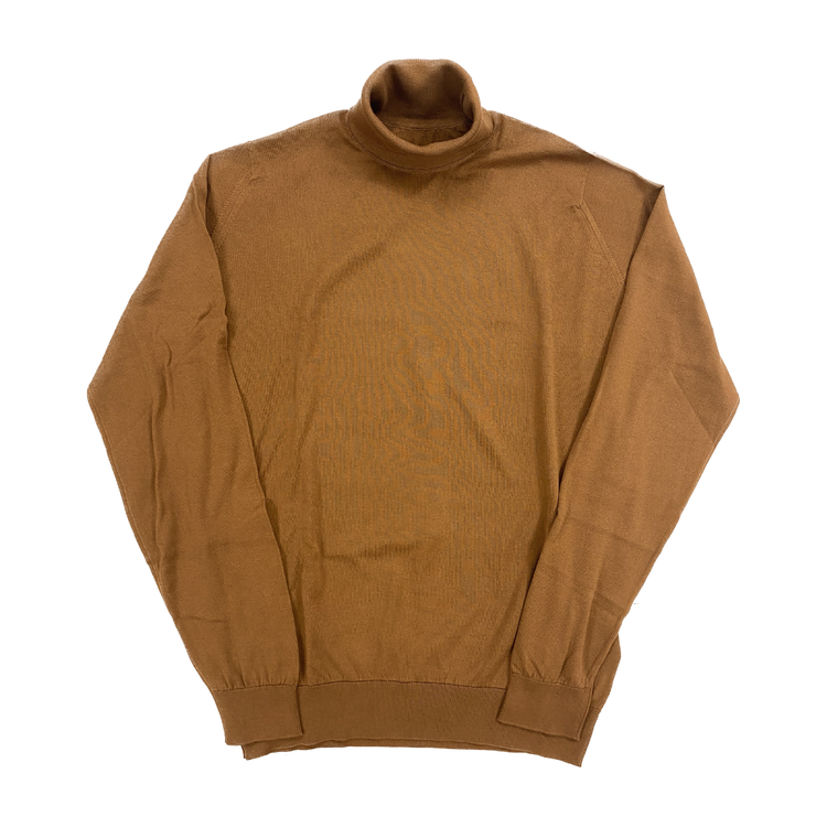 John Smedley Indigo Roll Neck Pullover — Harrisons Menswear