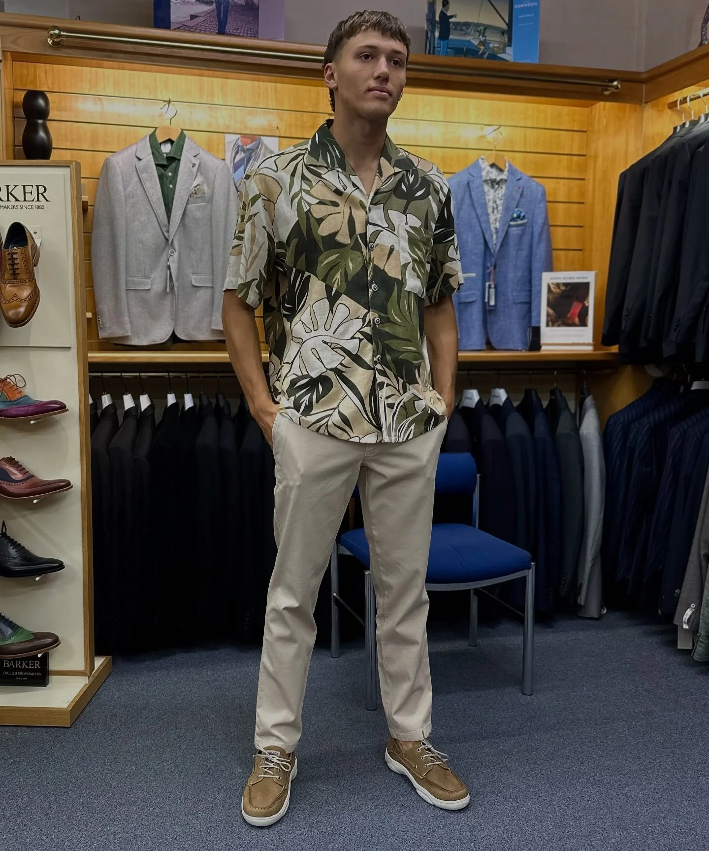 Whether you&rsquo;re pairing them with shorts or chinos, H20 shirts are made to move with you! Effortless, cool and timeless. 👕 

Explore the full range now at @harrisons_menswear 

#harrisonsmenswear #H20 #shirts