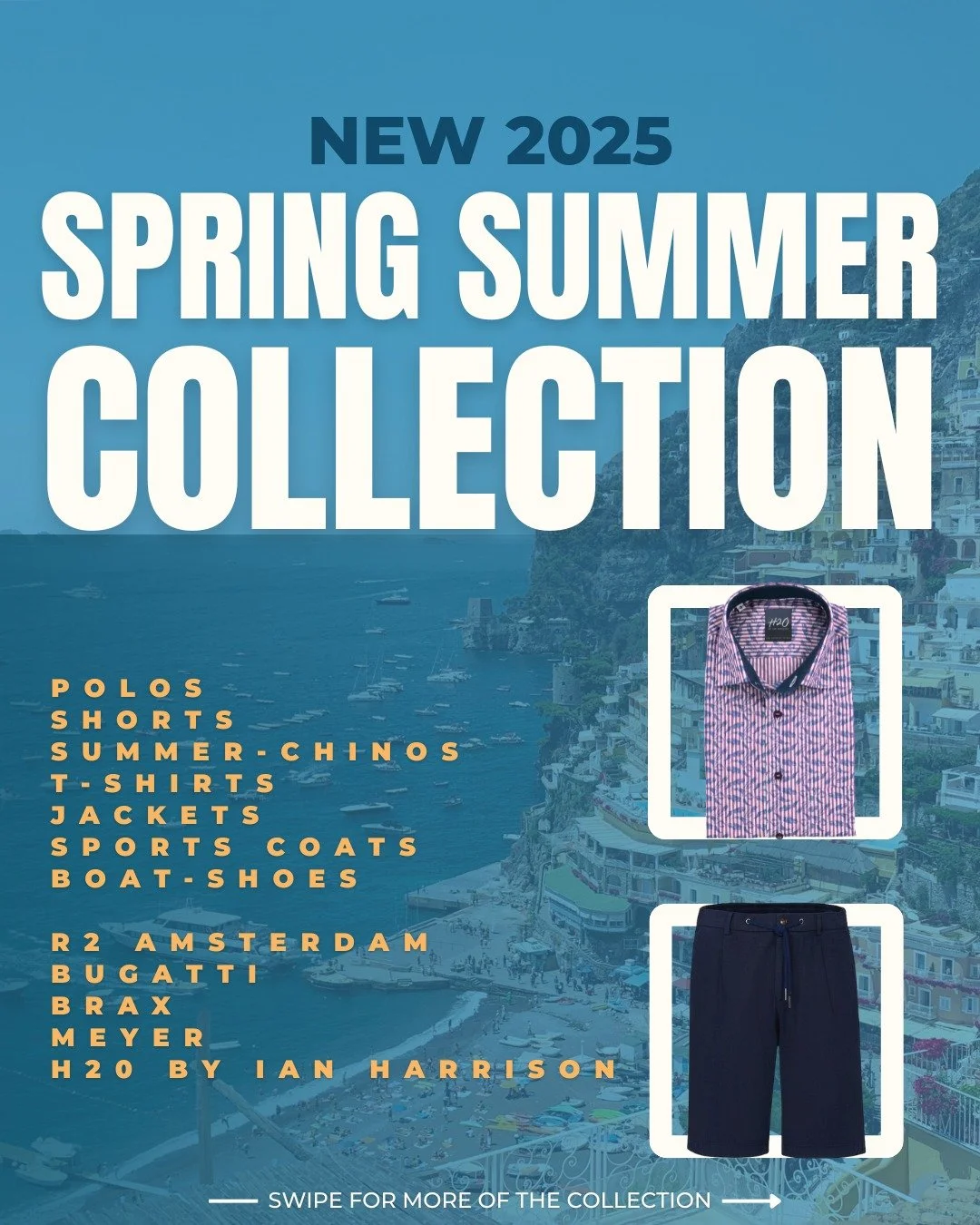 The wait is over &mdash; our Spring/Summer 2025 Collection has arrived.
Discover light linens, fresh hues, and timeless tailoring designed for effortless style this season.

Step into summer with confidence, at Harrisons Menswear.

📍 Visit us in-sto