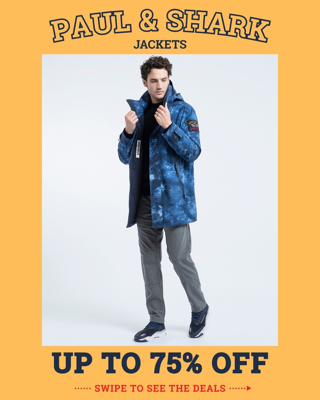 🟥⛵ Paul &amp; Shark Jackets Up to 75% Off ⛵🟥

Retailing for $1100 - $1400 all down to $350. From smart puffer jackets to weatherproof technical jackets Paul &amp; Shark has you covered.

- Wide range of Paul &amp; Shark jackets down to $350
- Shop 