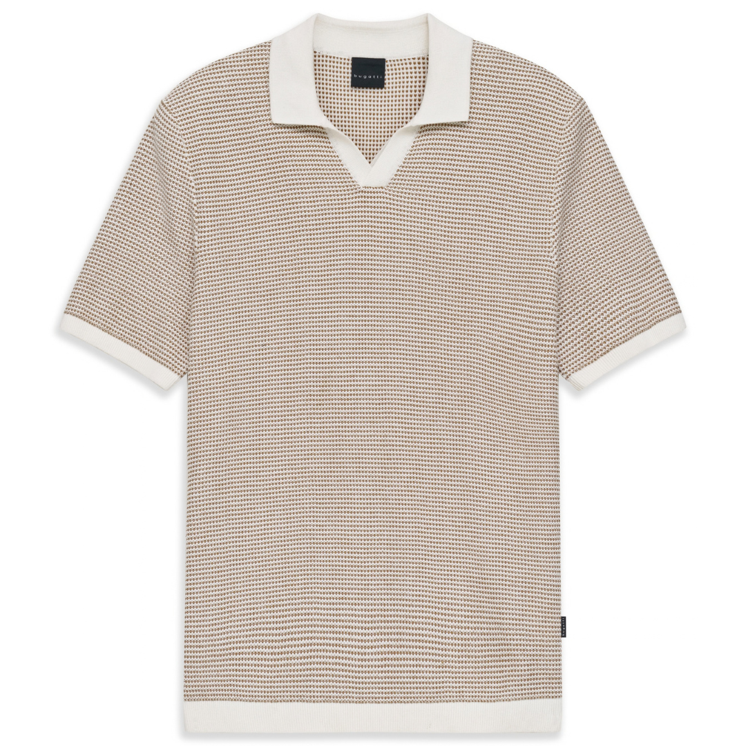 Jockey Style Knitted Polo Sand