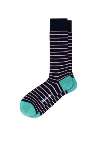 Pantherella Navy Stripe