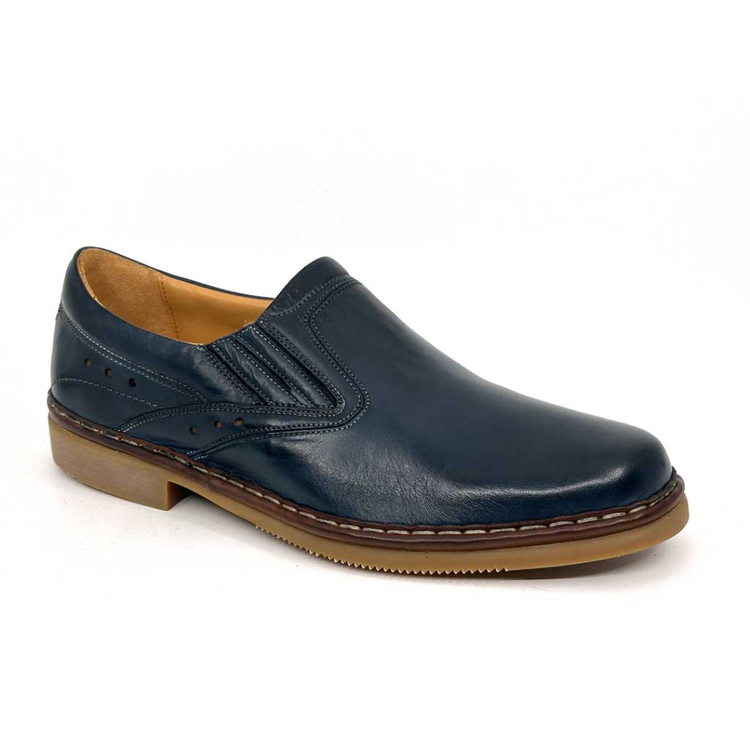 Galizio Torresi Slip On - Navy — Harrisons Menswear display picture 1