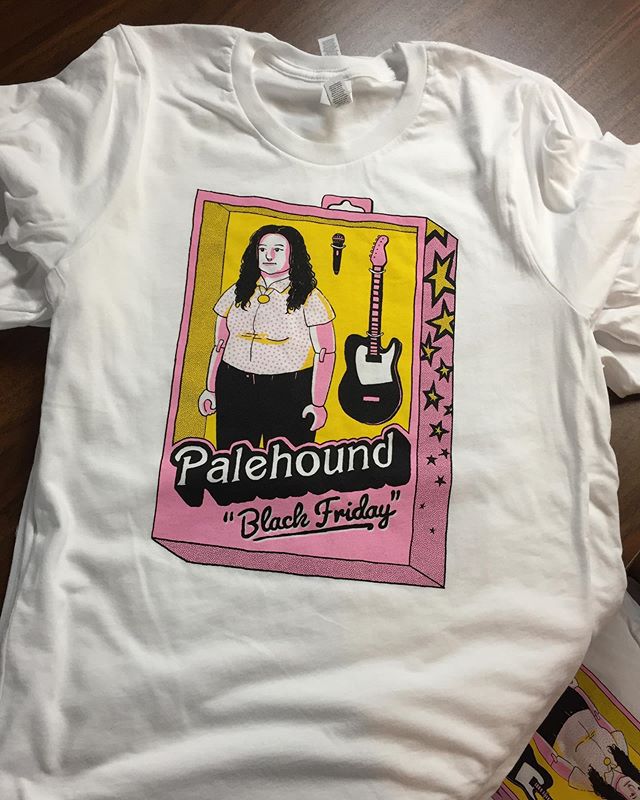 Three color prints on Bella Canvas tees for @palehound . Check out their two new songs steaming now! #palehound #unionscreenprinting