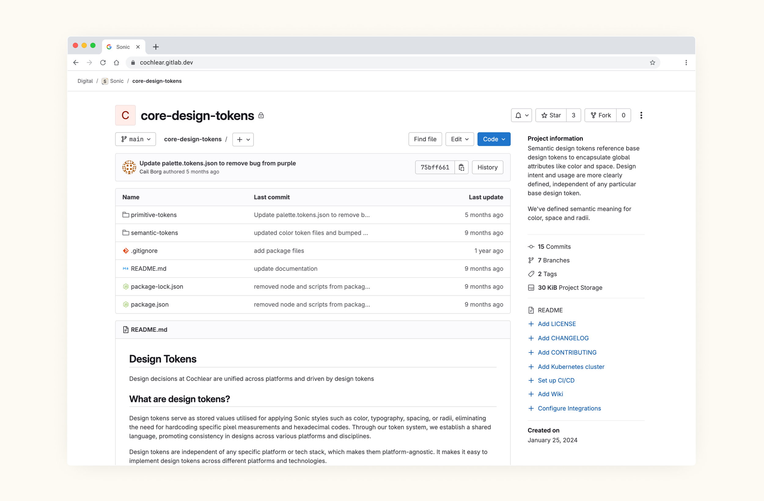 I created a Figma to Gitlab pipeline so there was a consistent source of truth for designers and developers. Everyone speaking the same styling language.