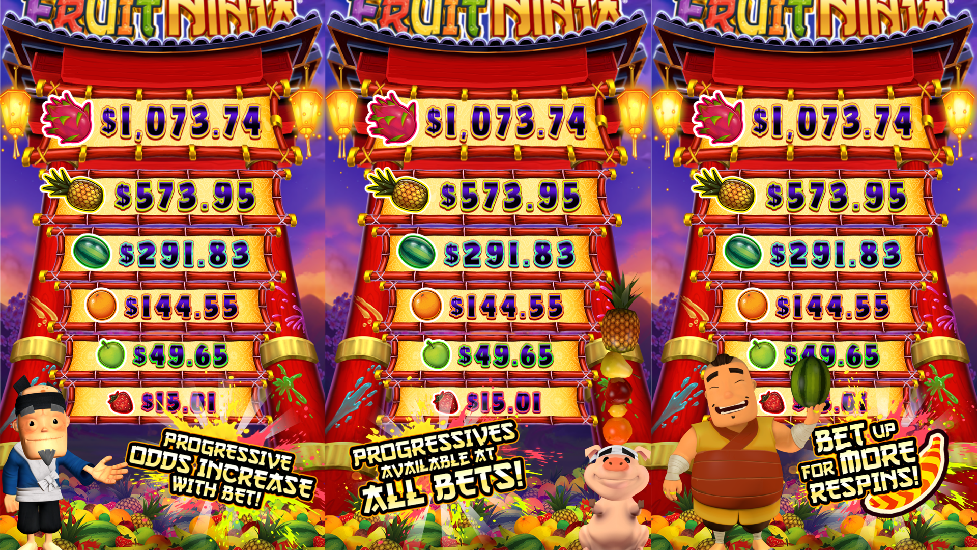 Fruit Ninja Juicy Jackpots Slot - Fun New Slot, Live Play, Features