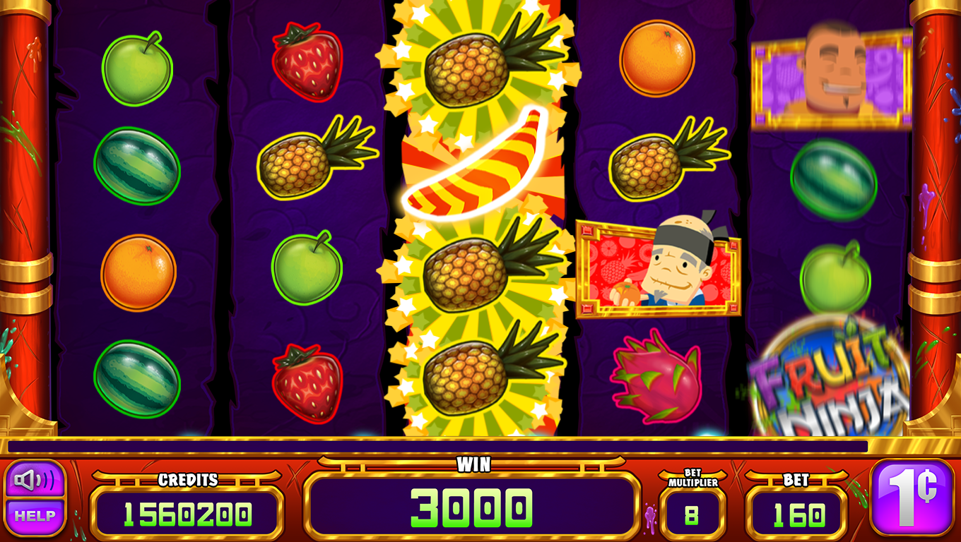 Fruit Ninja Juicy Jackpots Slot - Fun New Slot, Live Play, Features