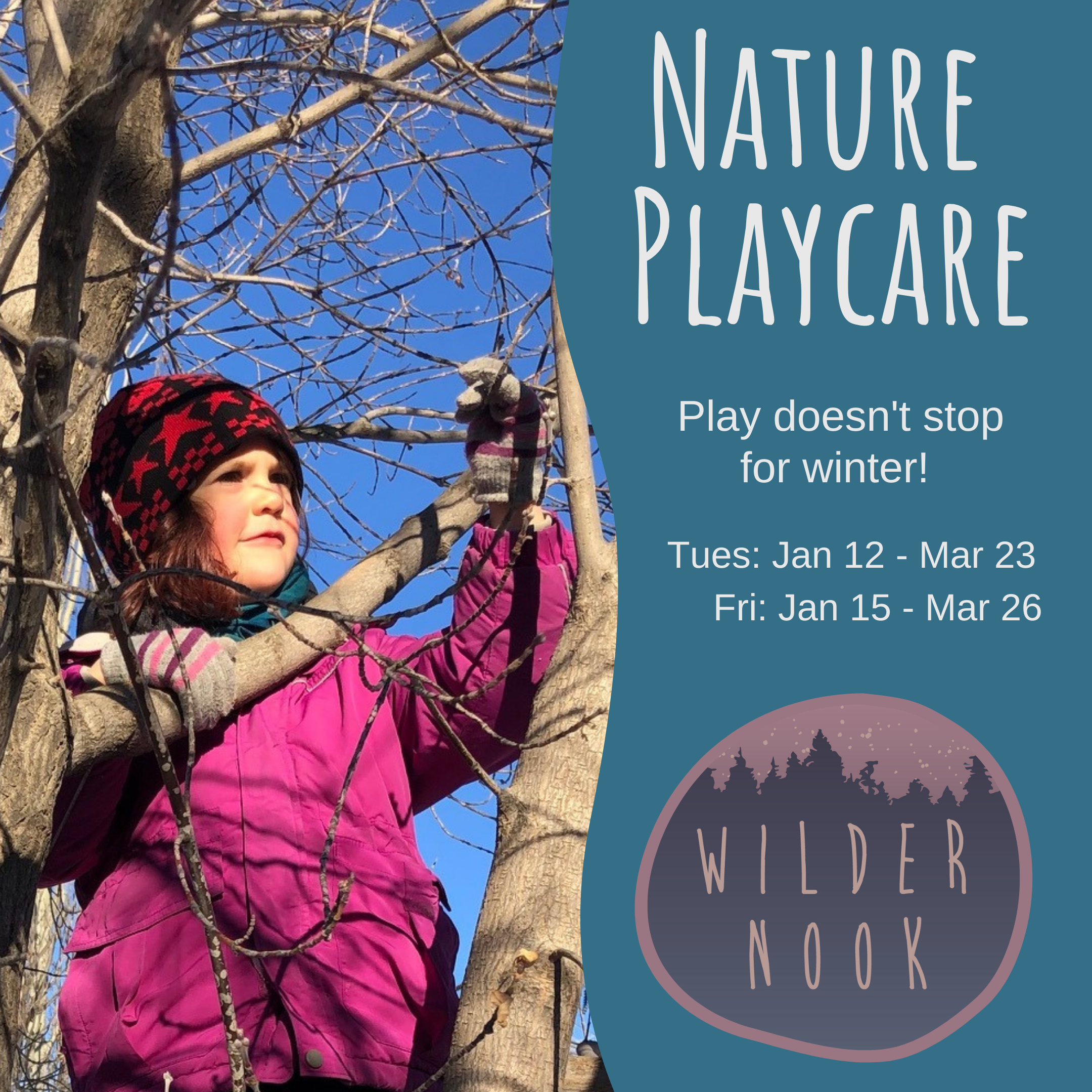 Nature Playcare - Winter Edition (Tuesday and Friday Afternoons)