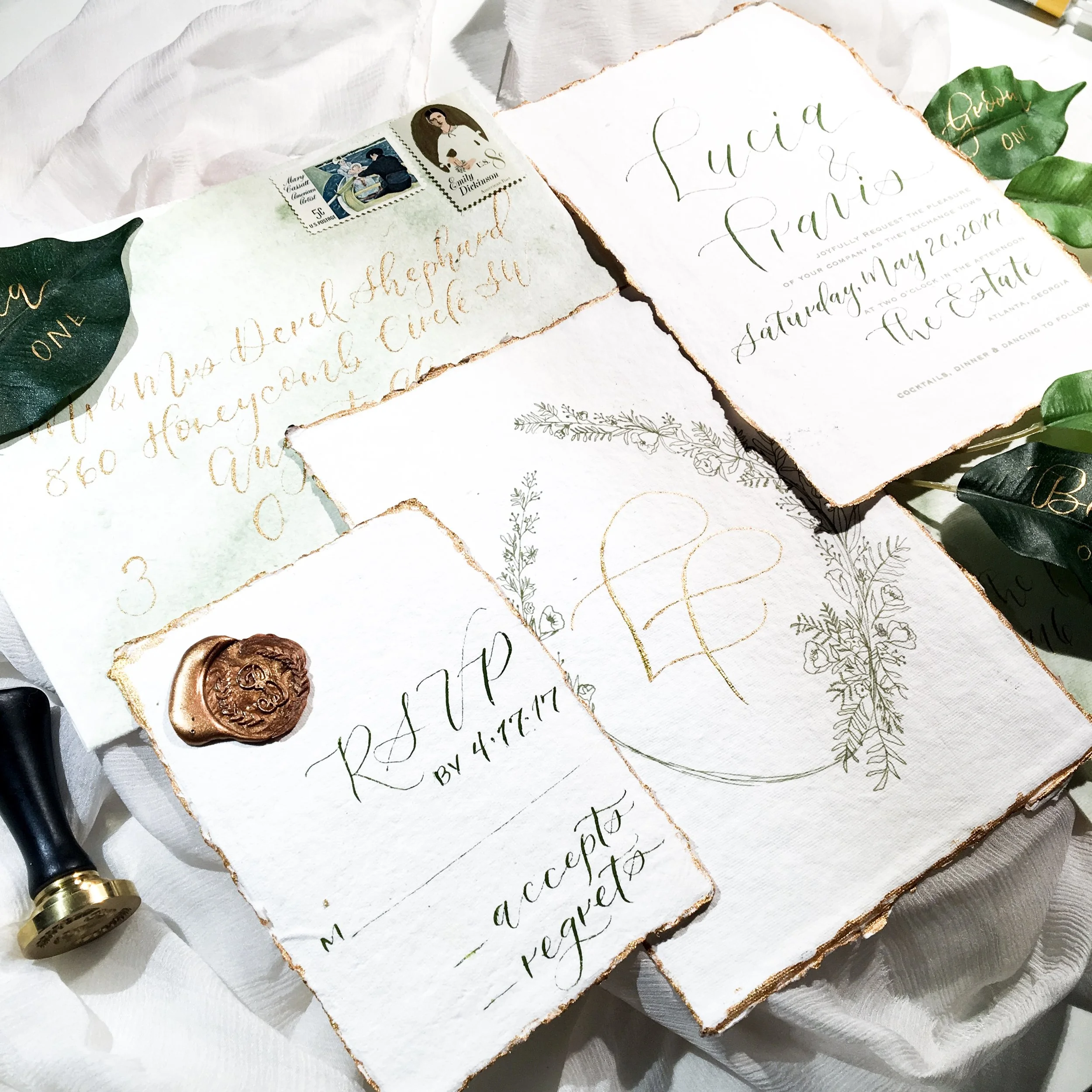 HARPER INK CUSTOM INVITATION SUITE