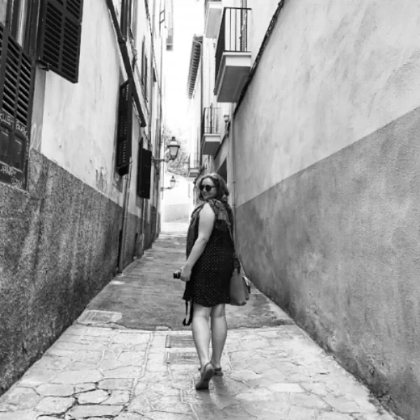 A rare moment when I'm not the one behind the camera... in Palma de Mallorca, Spain