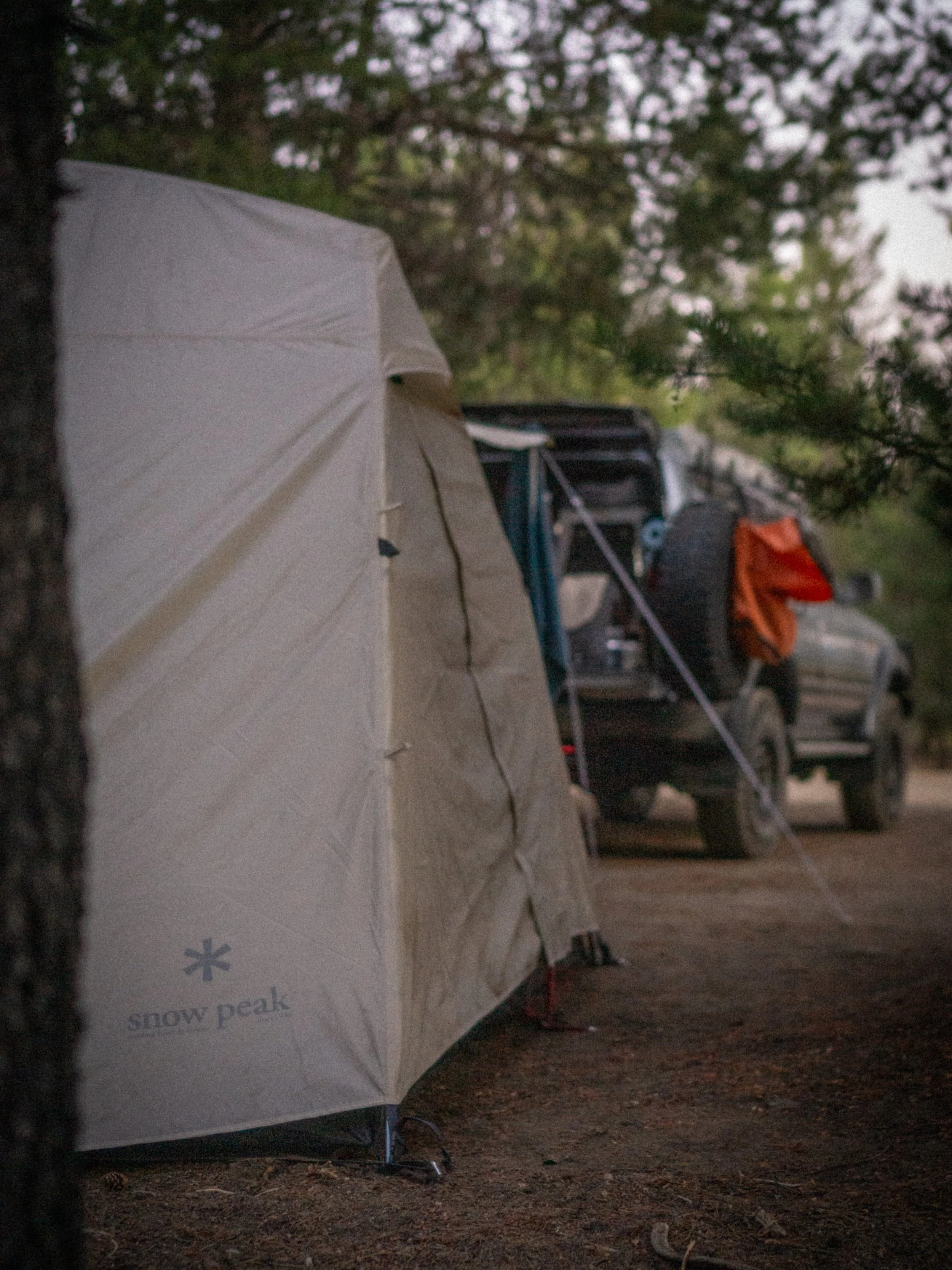 Back to a simpler form of camping for now with the @snowpeakusa Alpha Breeze &mdash; We&rsquo;re learning about this new chapter of outdoor adventures with Marlowe, one step at a time. 
Deschutes National Forest, OR 
July &lsquo;26