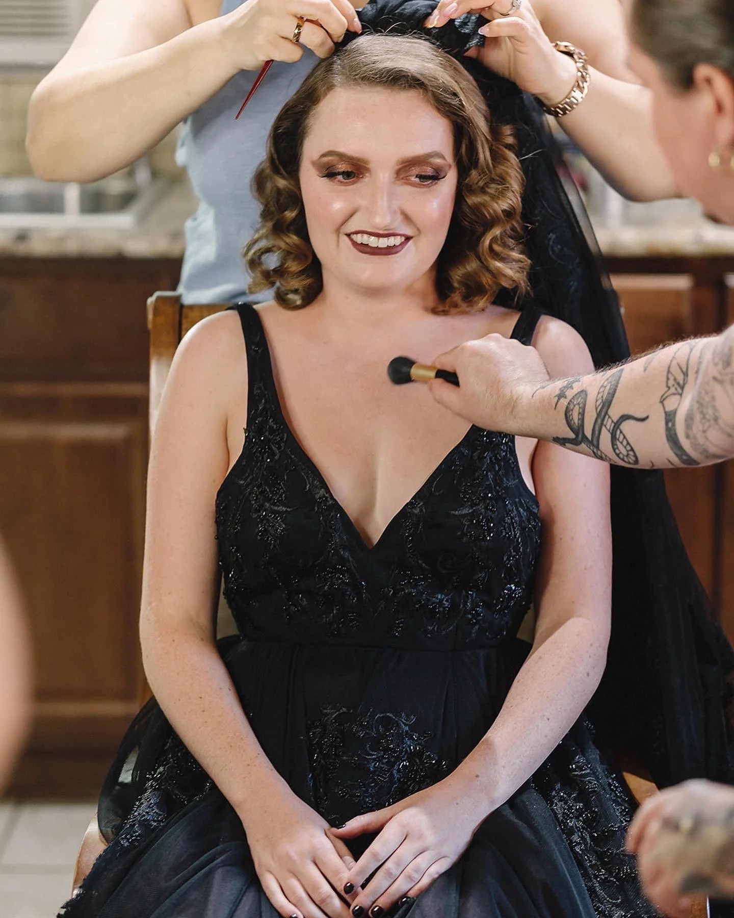  Makeup:  @makeupbyslater     Hair:  @blissfulmakeupby_melanny     Dress:  @molly_dolly94     Photography:  @forever.frame.images  