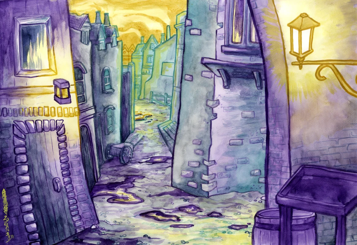 "Victorian Alleyway", 2018