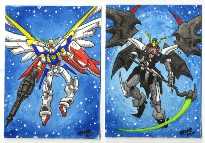 "Gundam Wing" and "Death Scythe", 2023